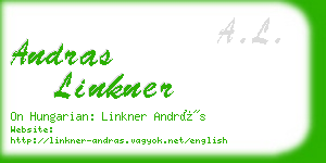 andras linkner business card